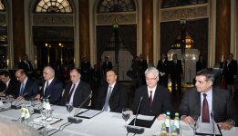 Президенты Азербайджана и Хорватии встретились с бизнесменами (ФОТО)